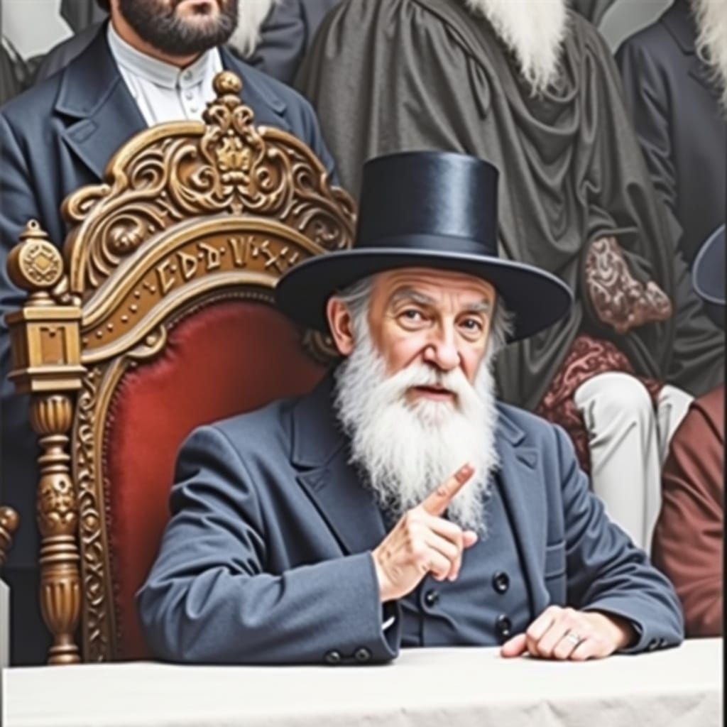 Hasidic Gathering: A Portrait of the Rebbe