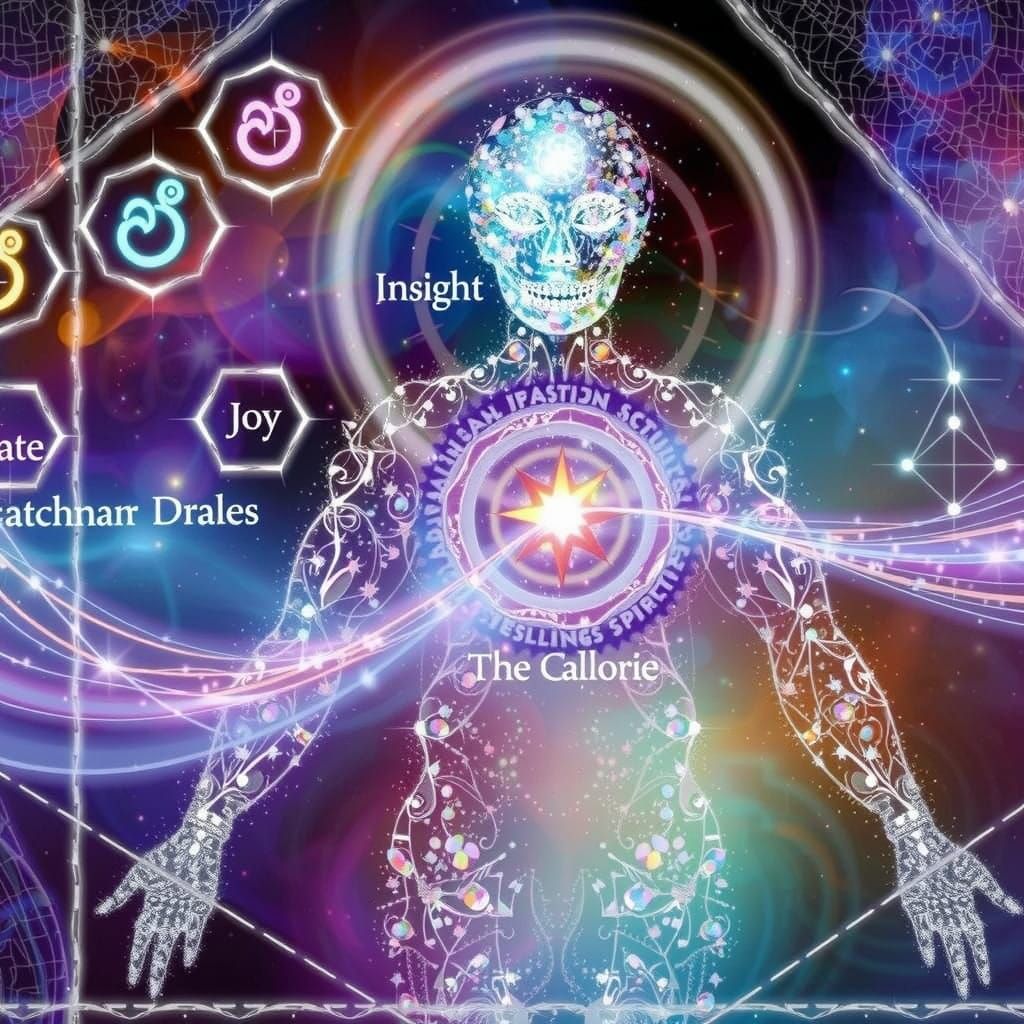 Soul's Radiant Harmony in Cosmic Balance