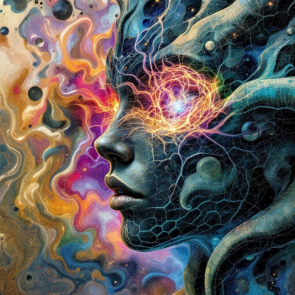 Ethereal Cryo Masterpiece in Vibrant Digital Art