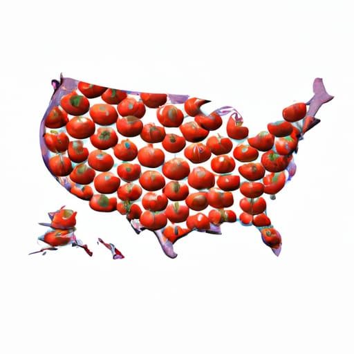 United States Tomato Map: A Culinary Cartography