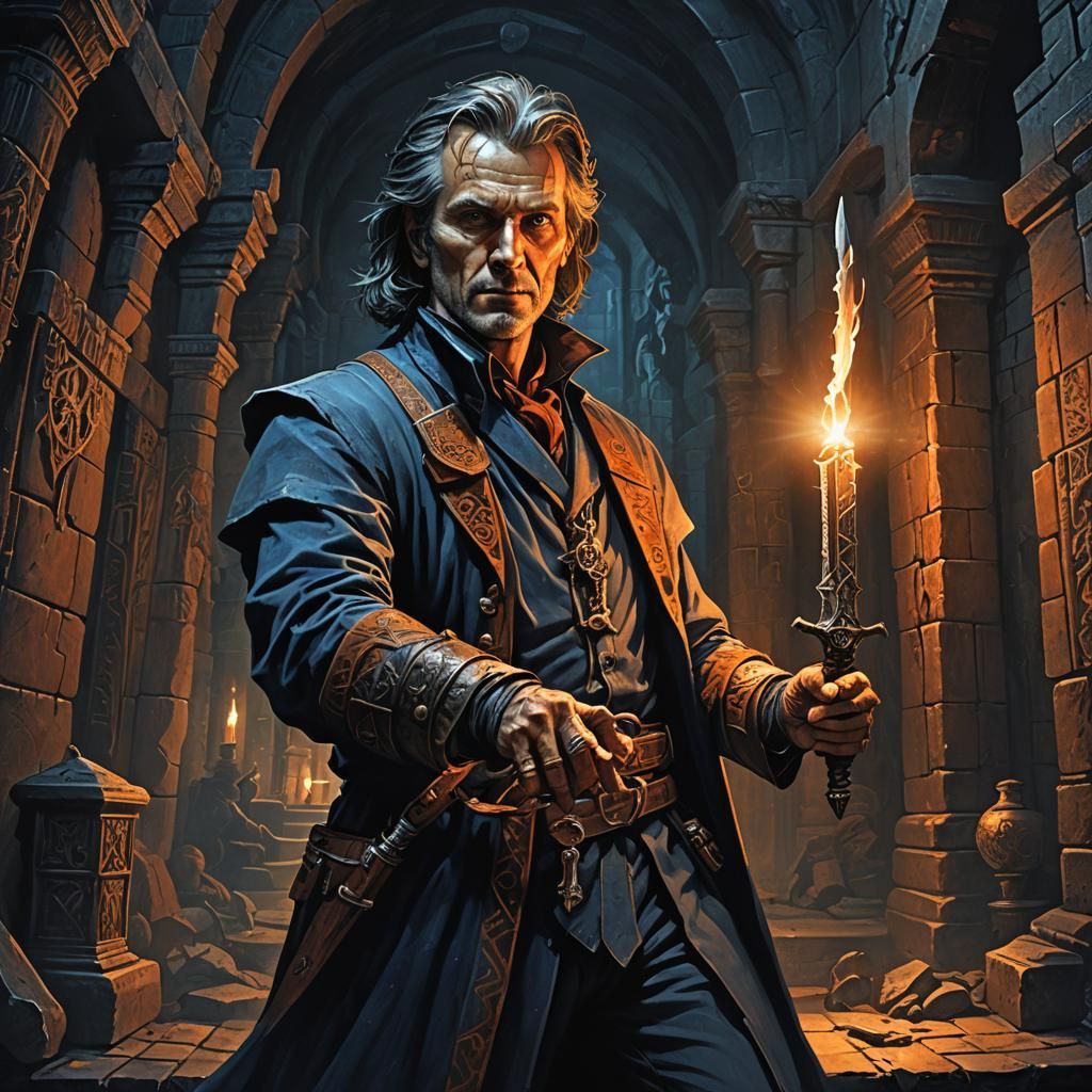 In 1910, Doctor von Sharhorst Finds The Dagger of Myrador