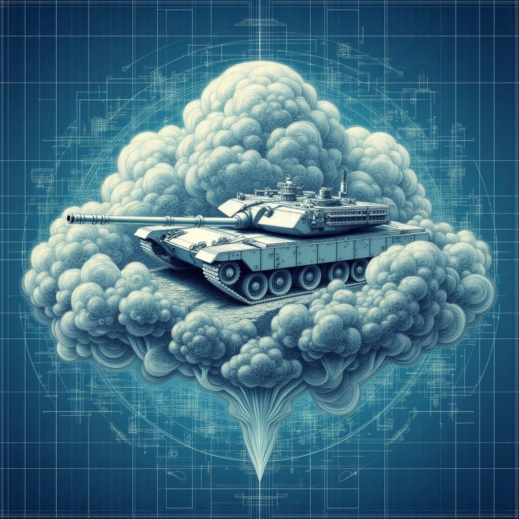 AI Generated Cloud Generator in Rough Schematic Style