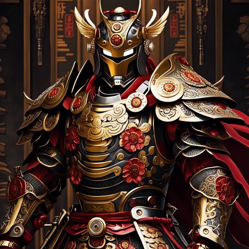 Samurai Iron Man in Dystopian Feudal Japan
