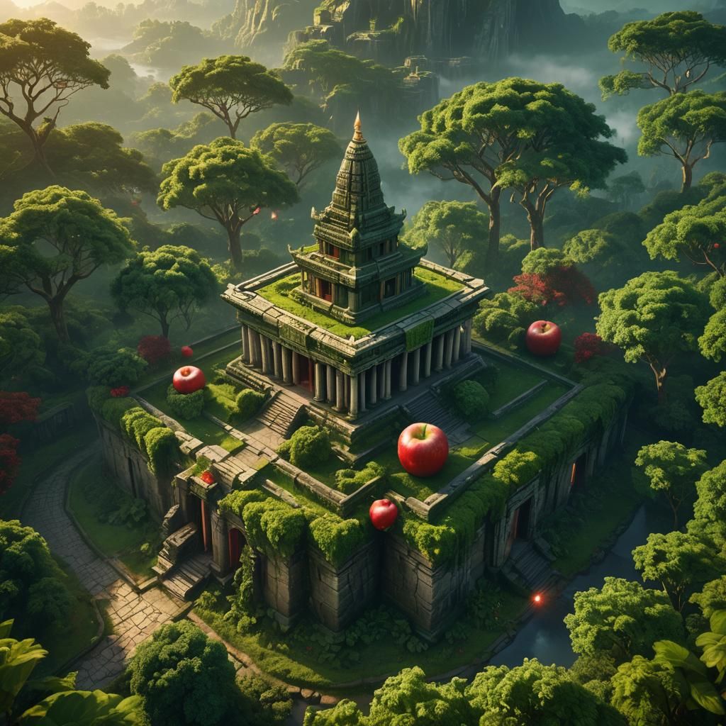 Ancient Temple Dedicated to the Apple