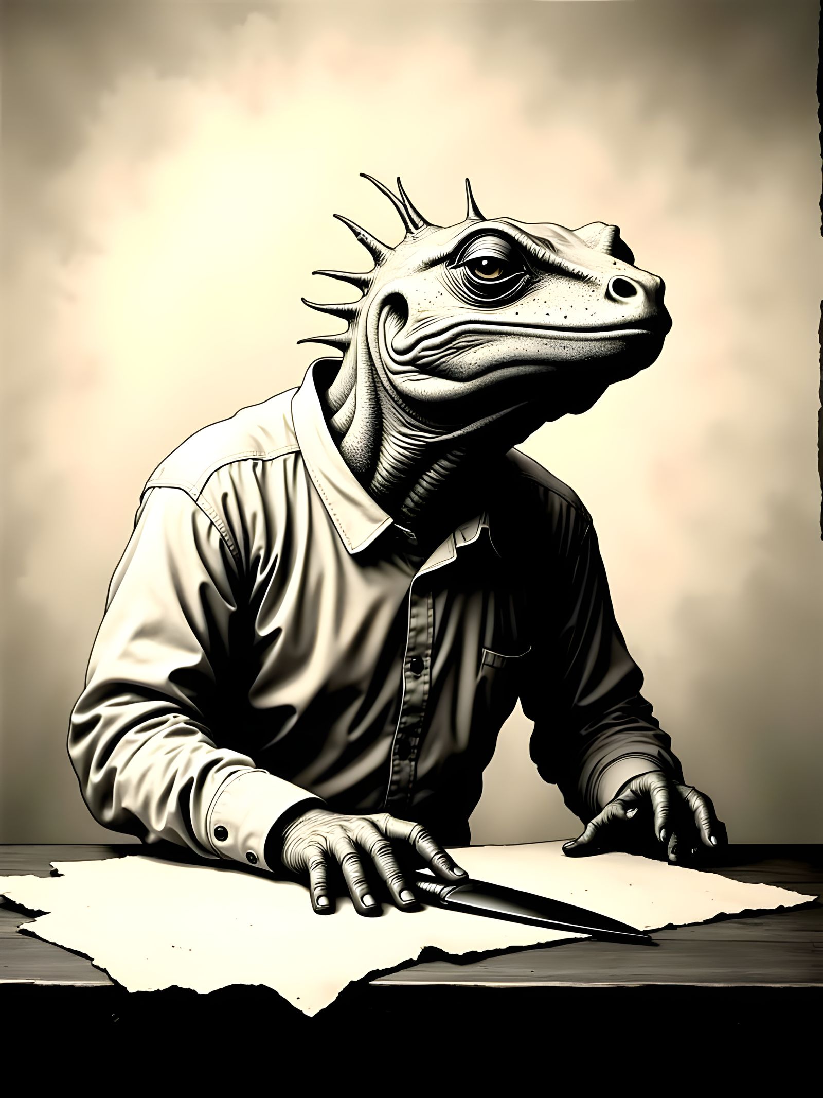 Teacher Mr. Scalebrook was a captivating but somewhat unpred...