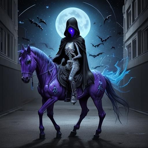 Alien Creature and Vampire Skeleton in Glassblowing Superrea...