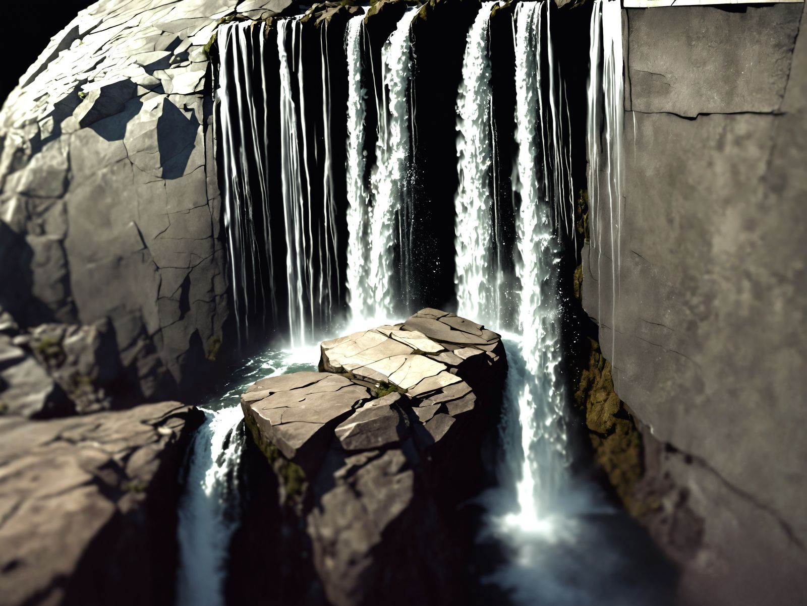 Majestic Waterfall in Unreal Engine 5