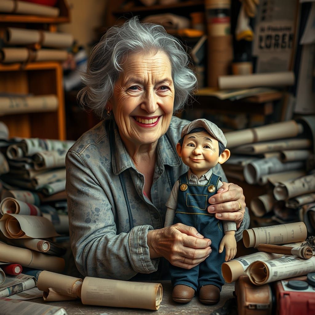 Cozy Papier-Maché Gentleman Brings Warmth to a Whimsical Hom...