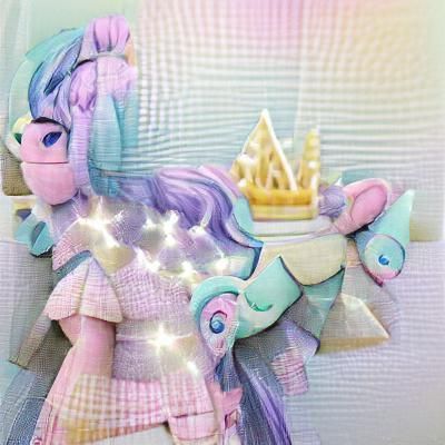 Pastel Starlight Queen: Ethereal AI Art
