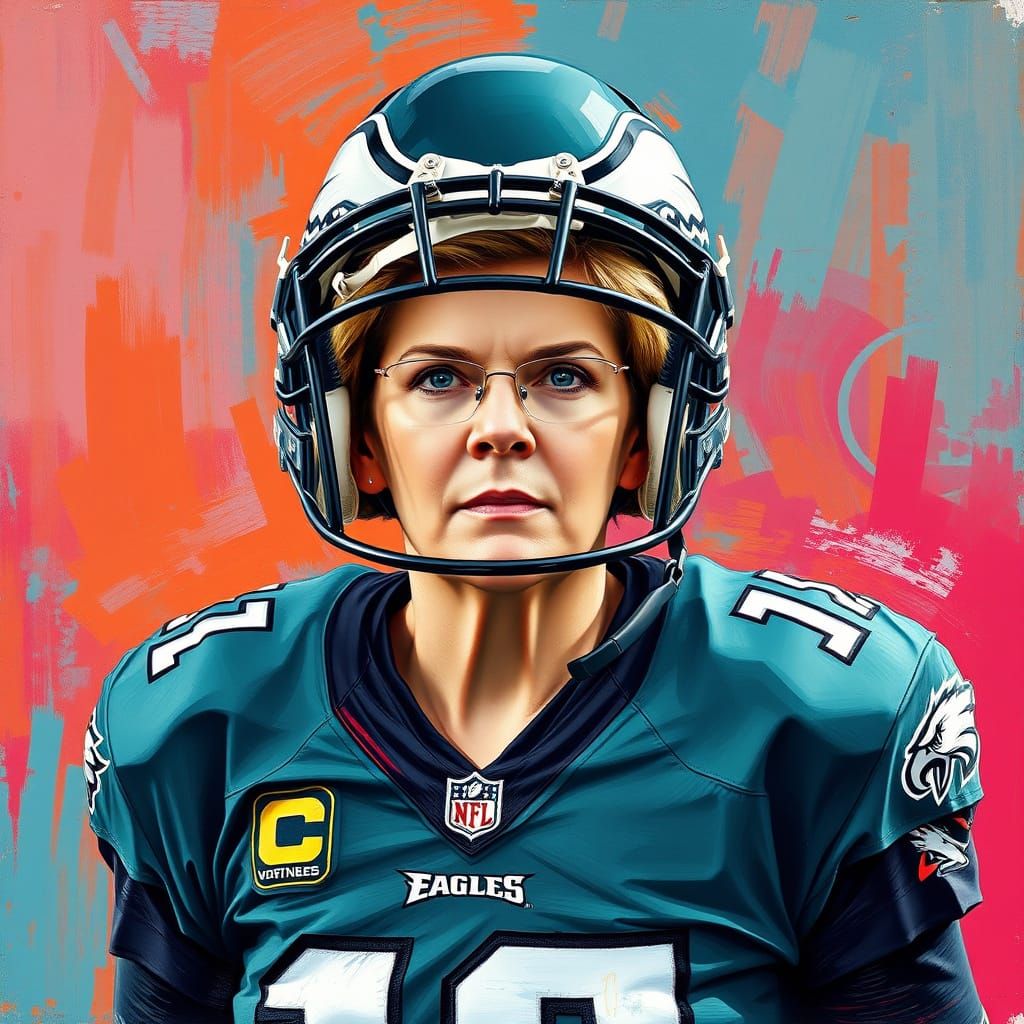 Philadelphia Eagles Cheerleader Elizabeth Warren