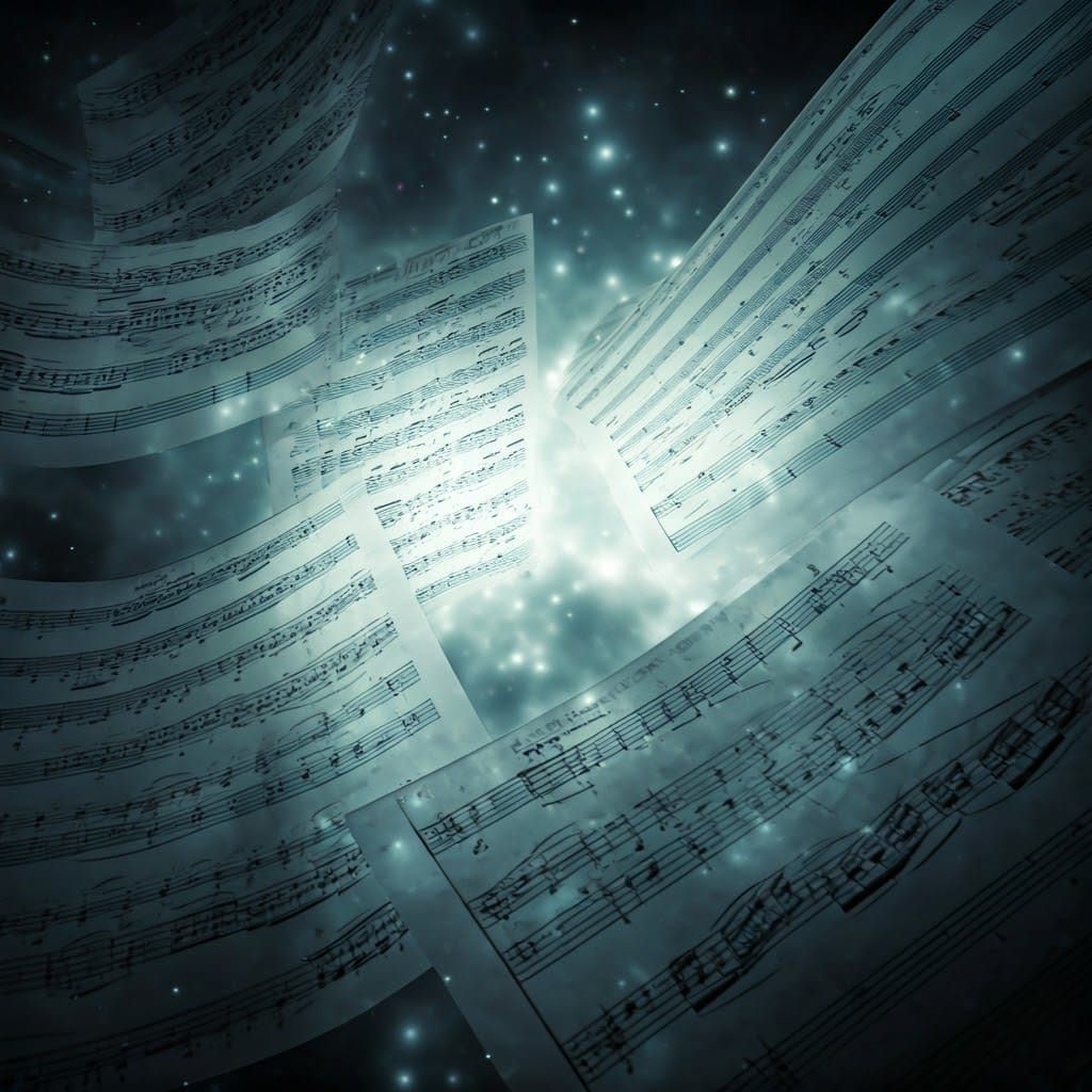 Ethereal Music Cosmos in a Muted Realm