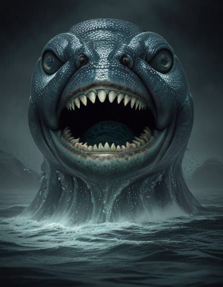 Lifelike Analog Horror Photography of the Bloop Moral Eel