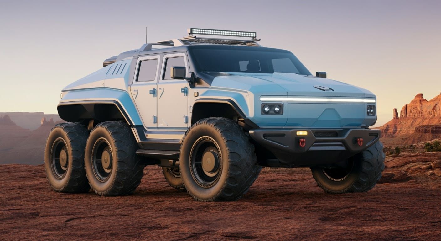 Marlock Bison XLEV: Retro-Futuristic Electric Titan