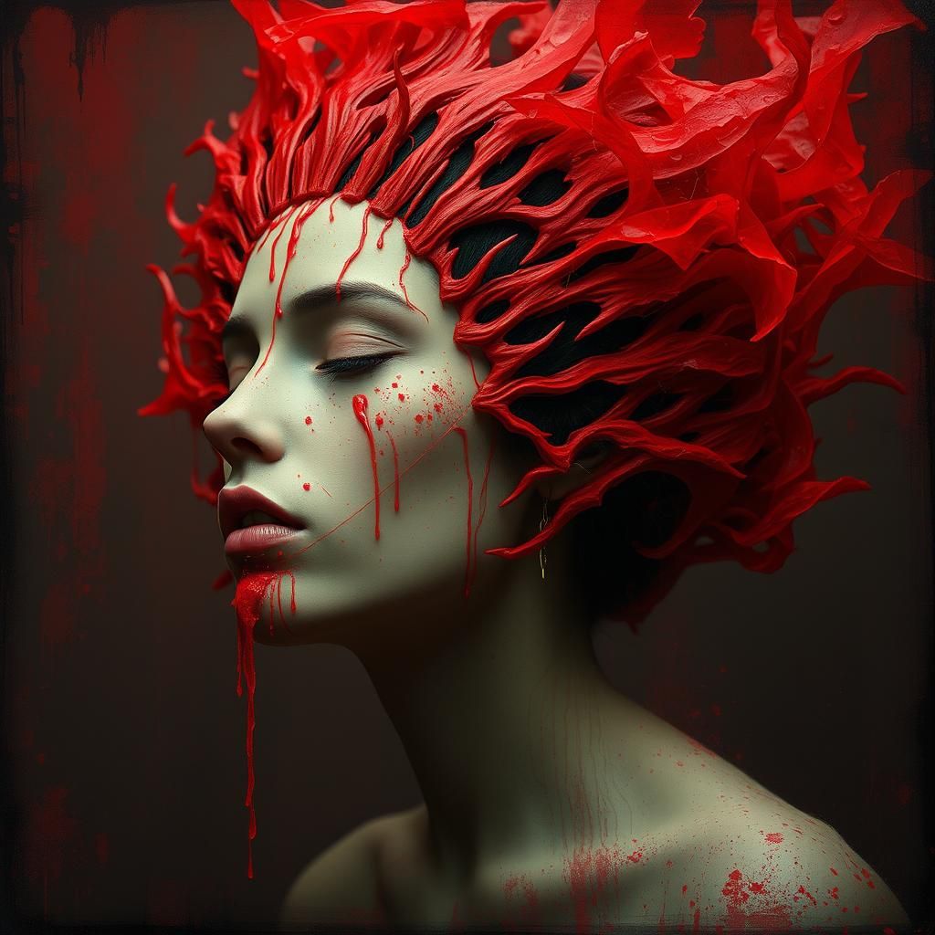 Ragecore Art Inspired by Reylia Slaby