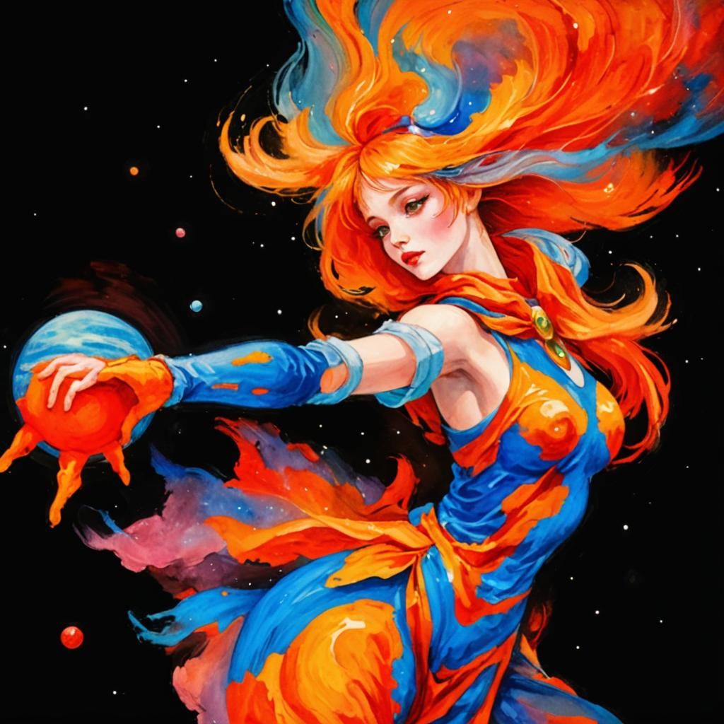 Lucy in the Cosmic Galaxy with Celestial Bodies