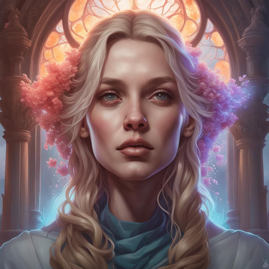 Detailed Portrait in the Style of Artgerm