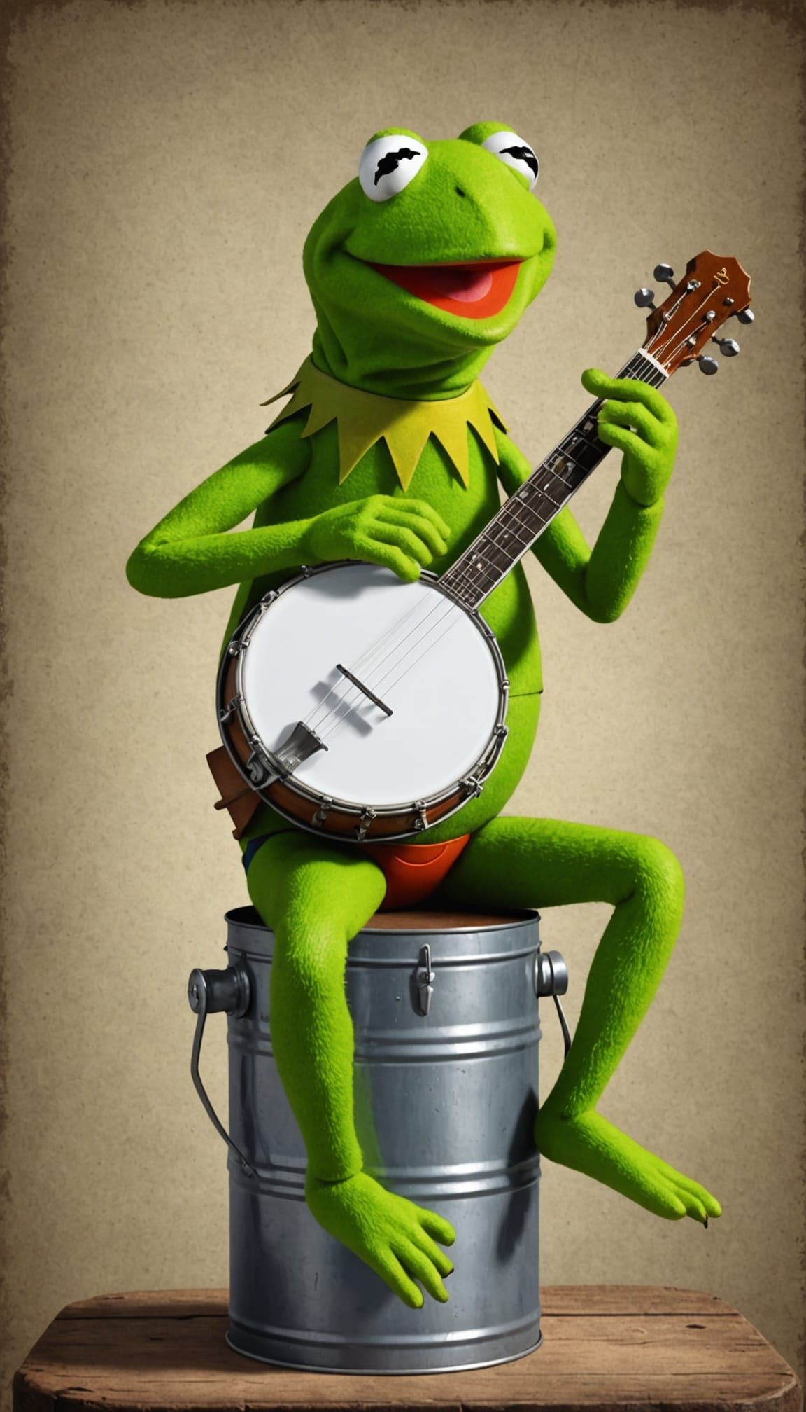 Frog in Tin Can Banjo Session