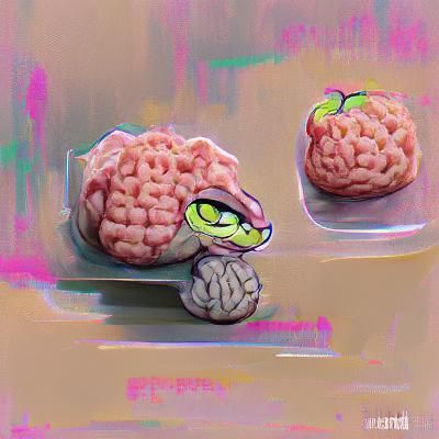 AI-Generated Image of Brains