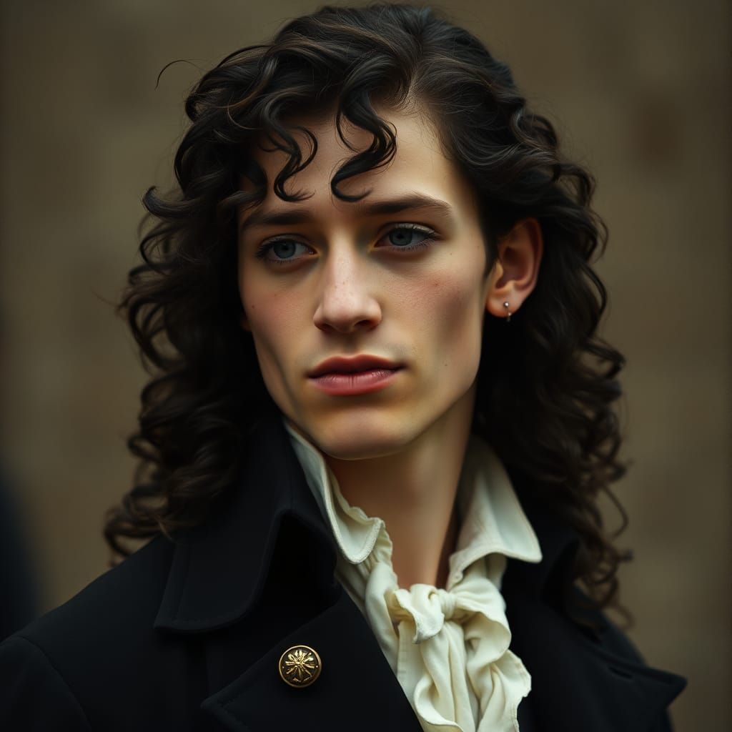 Revolutionary Youth: Cinematic Portrait of a Young Man