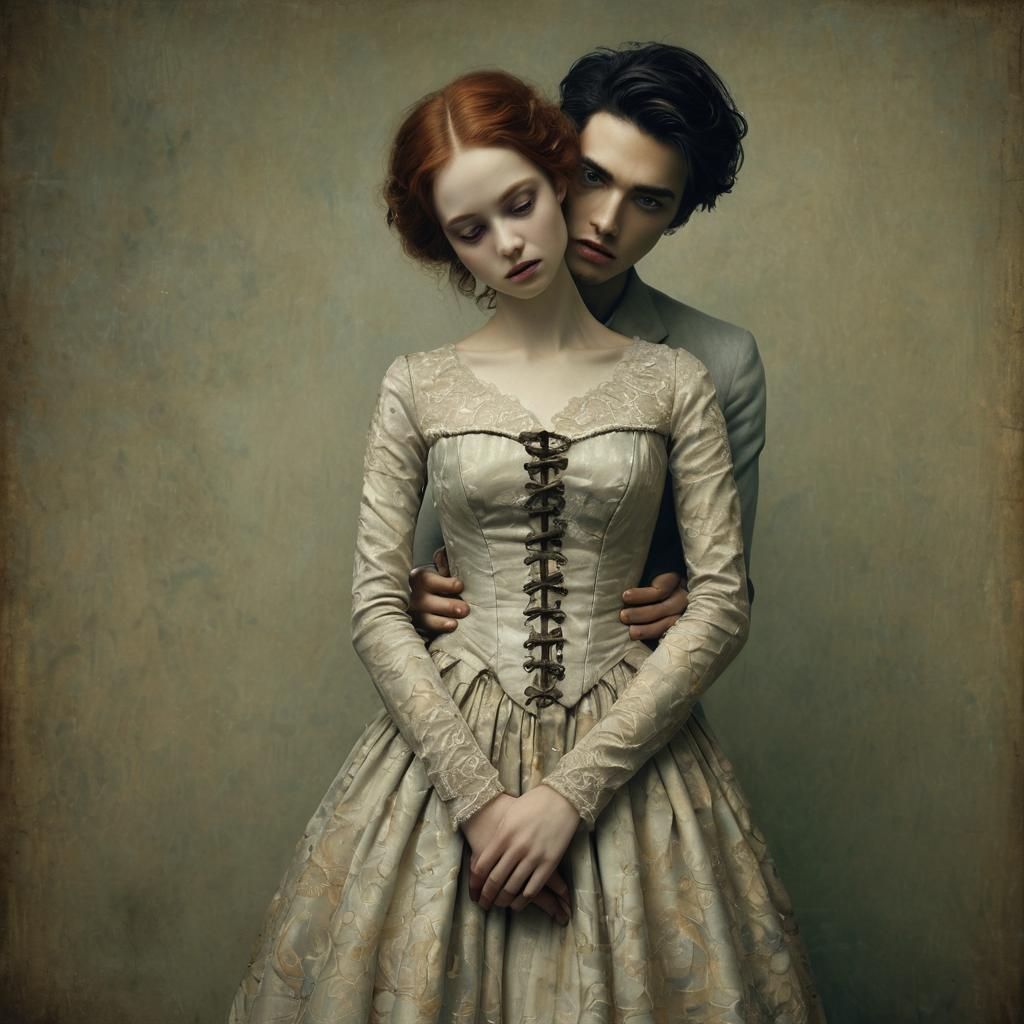Melancholic Portrait Inspired by Roversi, Shaden and Lacombe