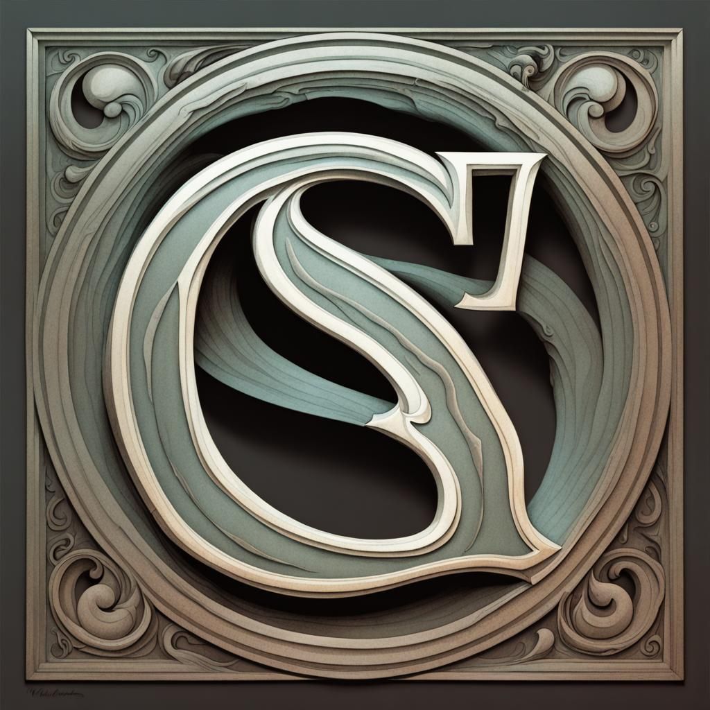 Letter S in the Style of Michael Whelan