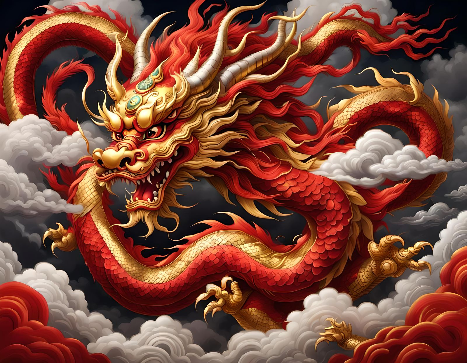 Fantastical Chinese Dragon