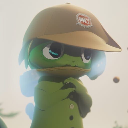 Pepe as Trump: Anime Style Masterpiece