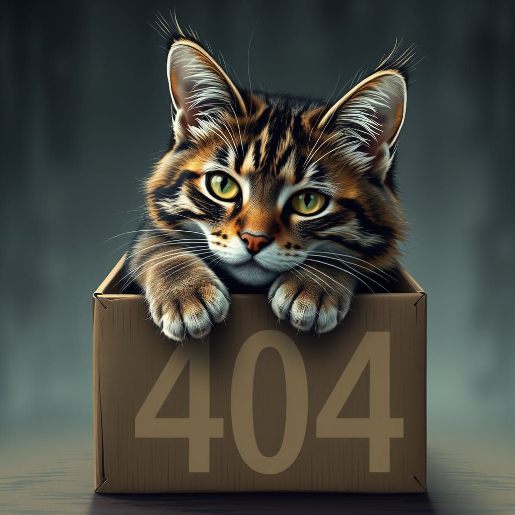 Whimsical Quantum Feline on a Forgotten Code