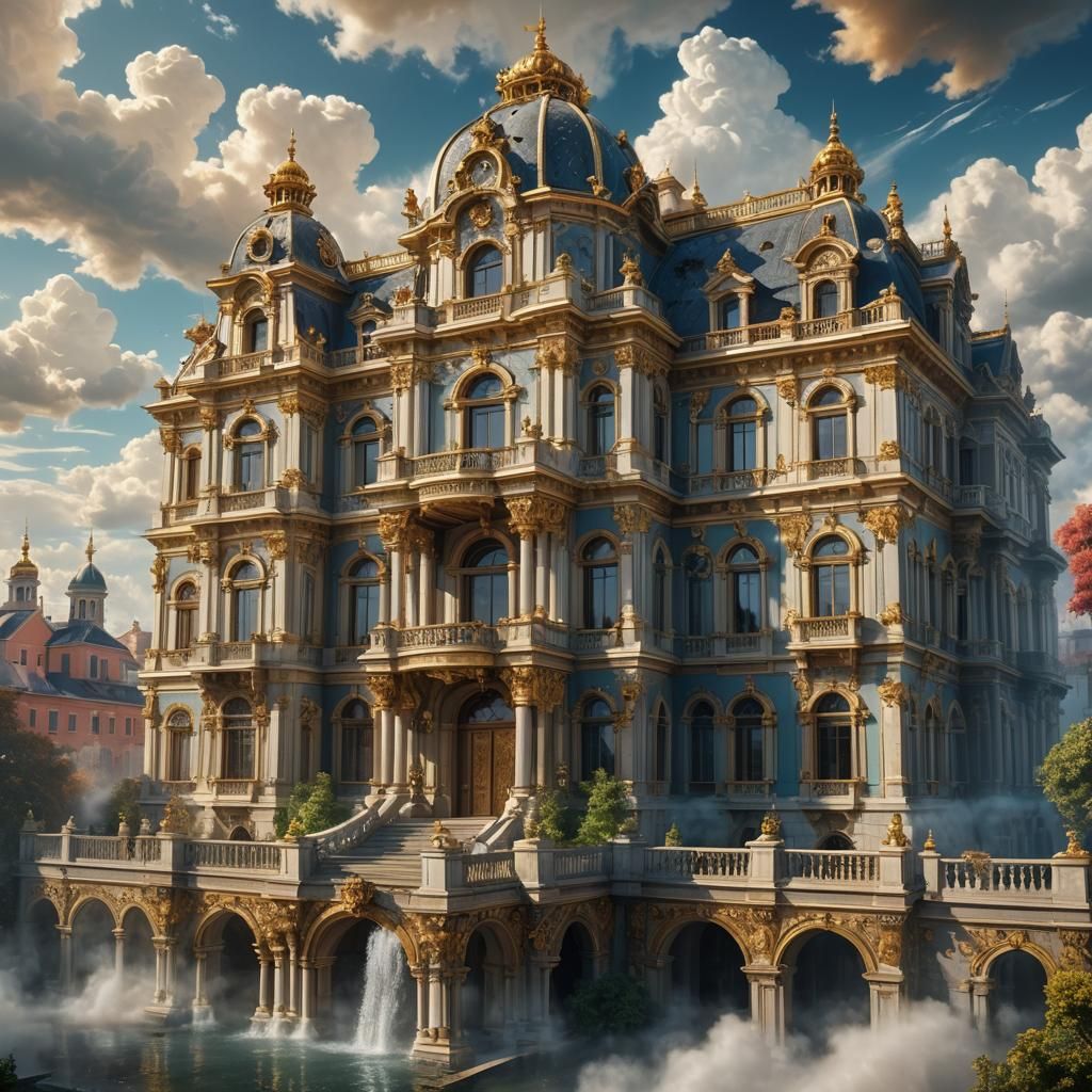 (A Magnificent Imperial Mansion built in the firmament:20.0x...