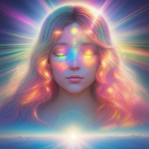 Psychedelic Optical Illusion: A Vision of Love