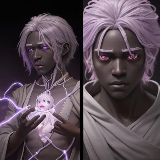 Porcelain Doll Puppet with Ethereal Magic