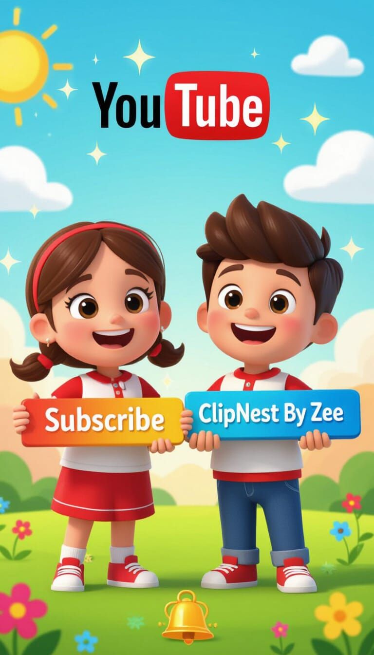 Animated Kids Promote YouTube Channel in Pixar Style