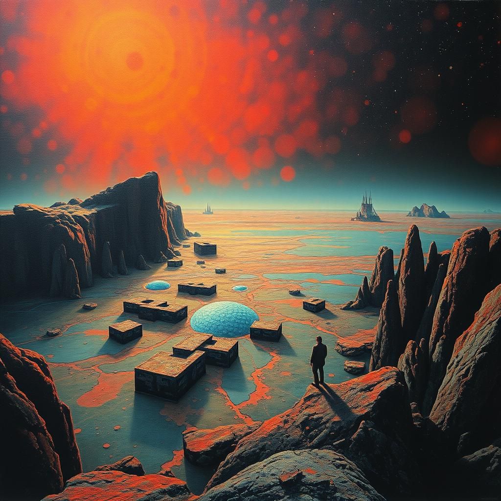 Surreal Landscape Inspired by Royo and Beksiński