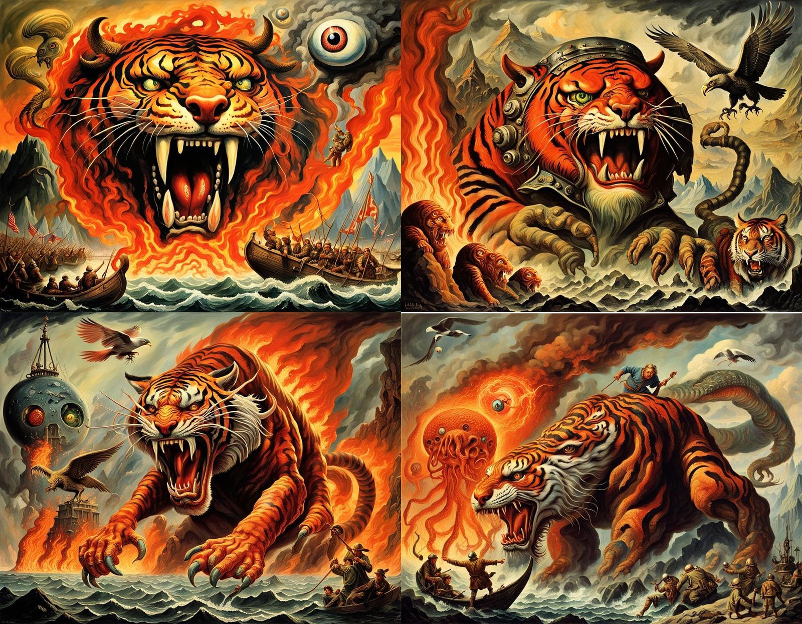 Surreal Mutant Homunculus Inspired by Expressionism