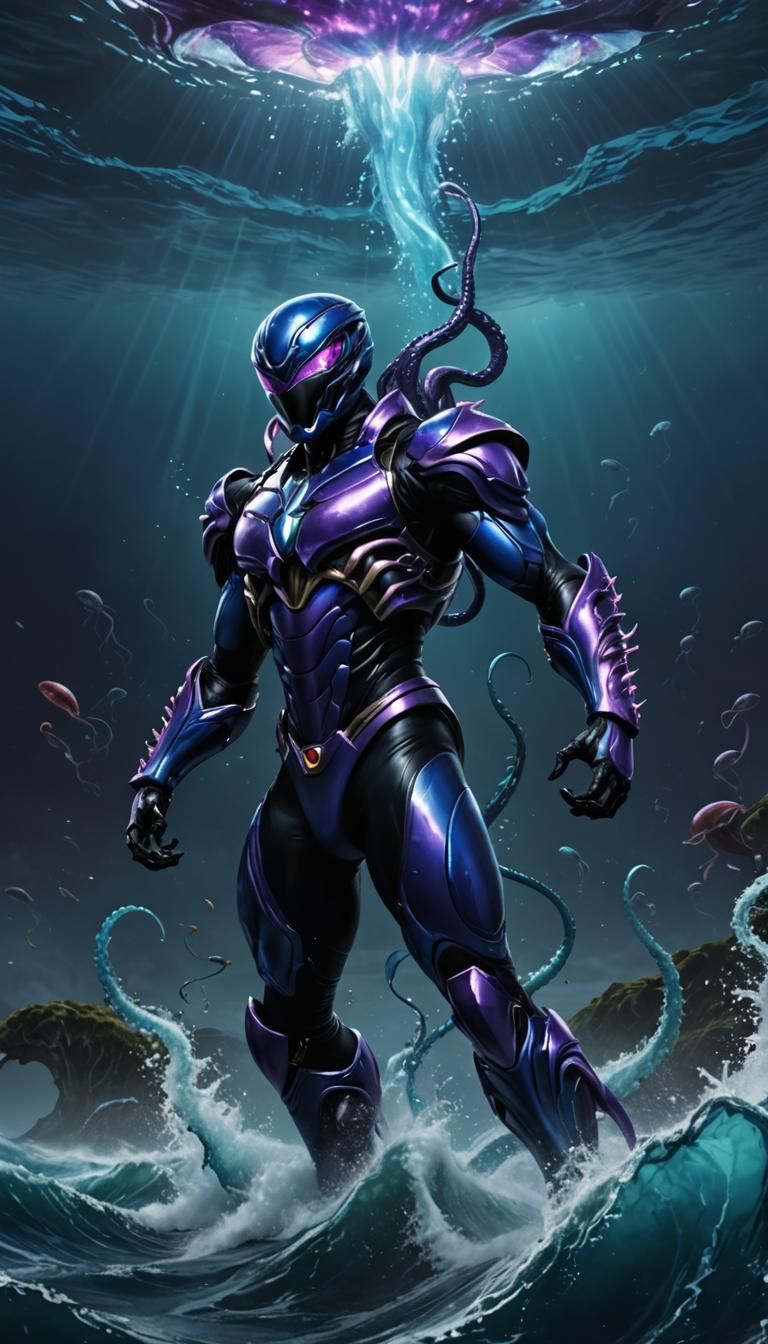 Photorealistic full body portrait of a Tentacruel-Inspired P...