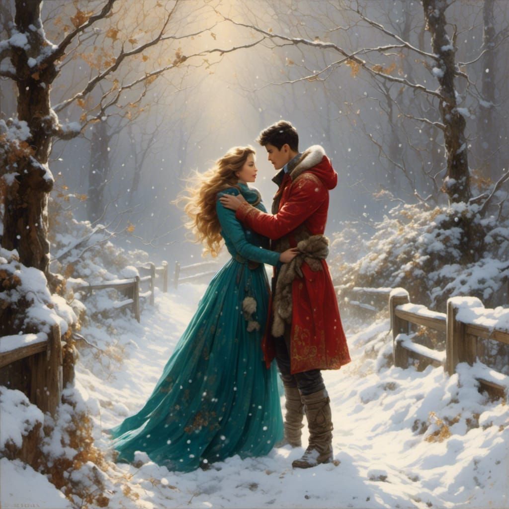 Lovers in the Snow
