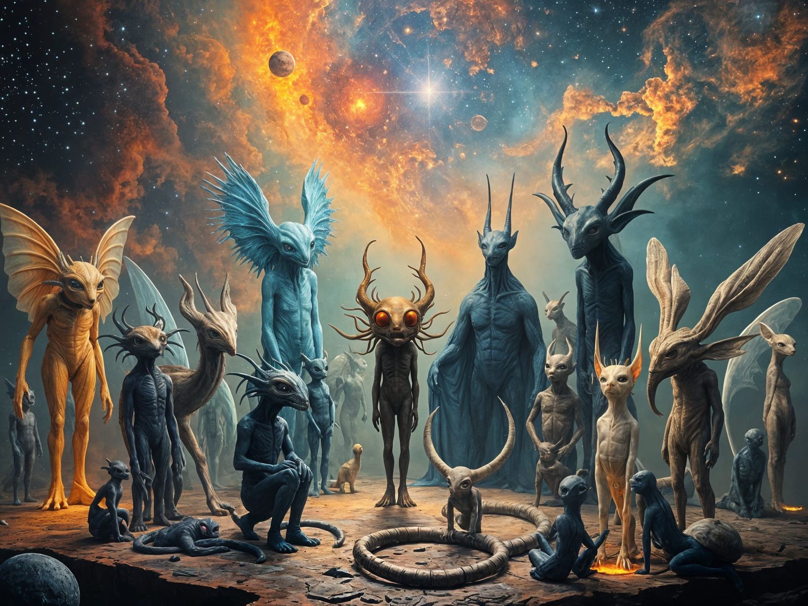 Beings of the Cosmos Unite in Celestial Council