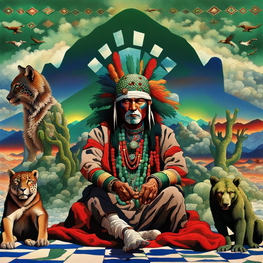 a jaguar a chameleon a bear an anaconda a crocodile an eagle...