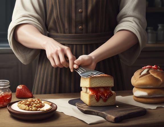 Peanut Butter and Jelly Sandwich Preparation