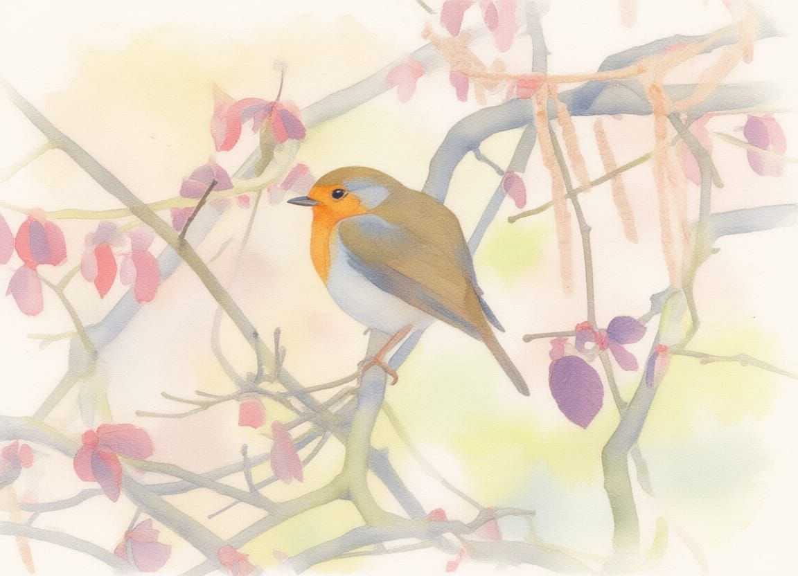 AI Generated Watercolor Artwork