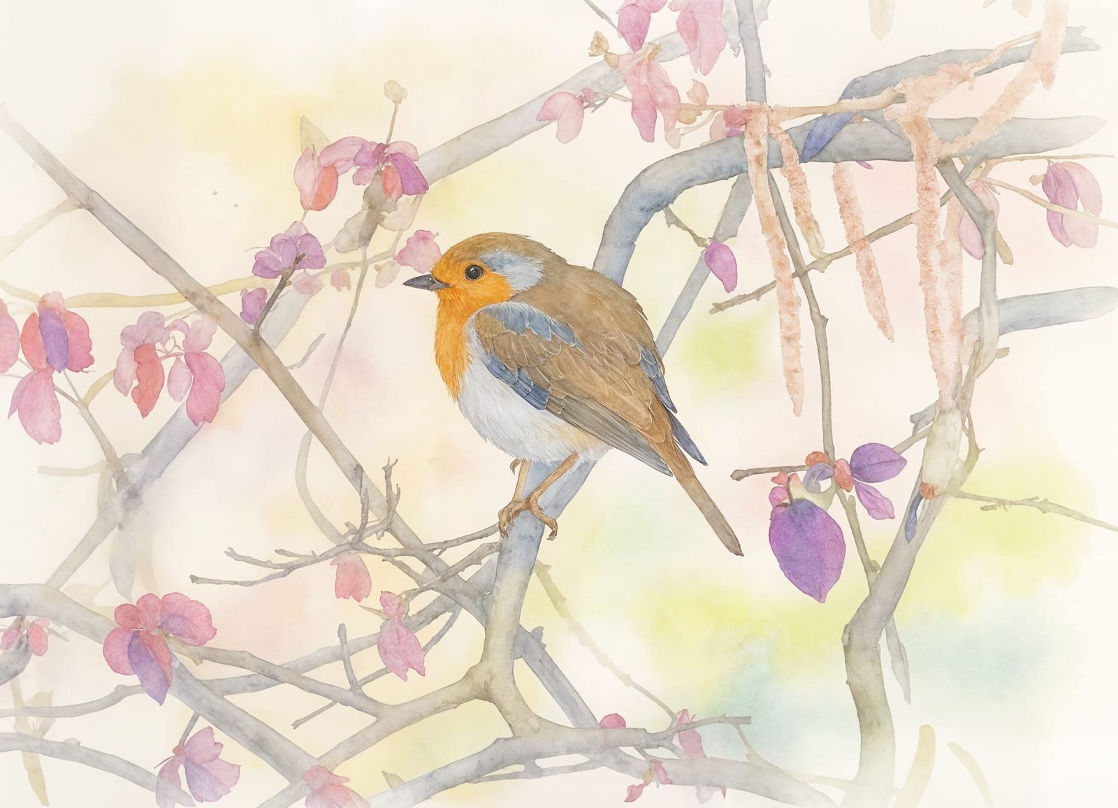 AI Generated Watercolor Artwork