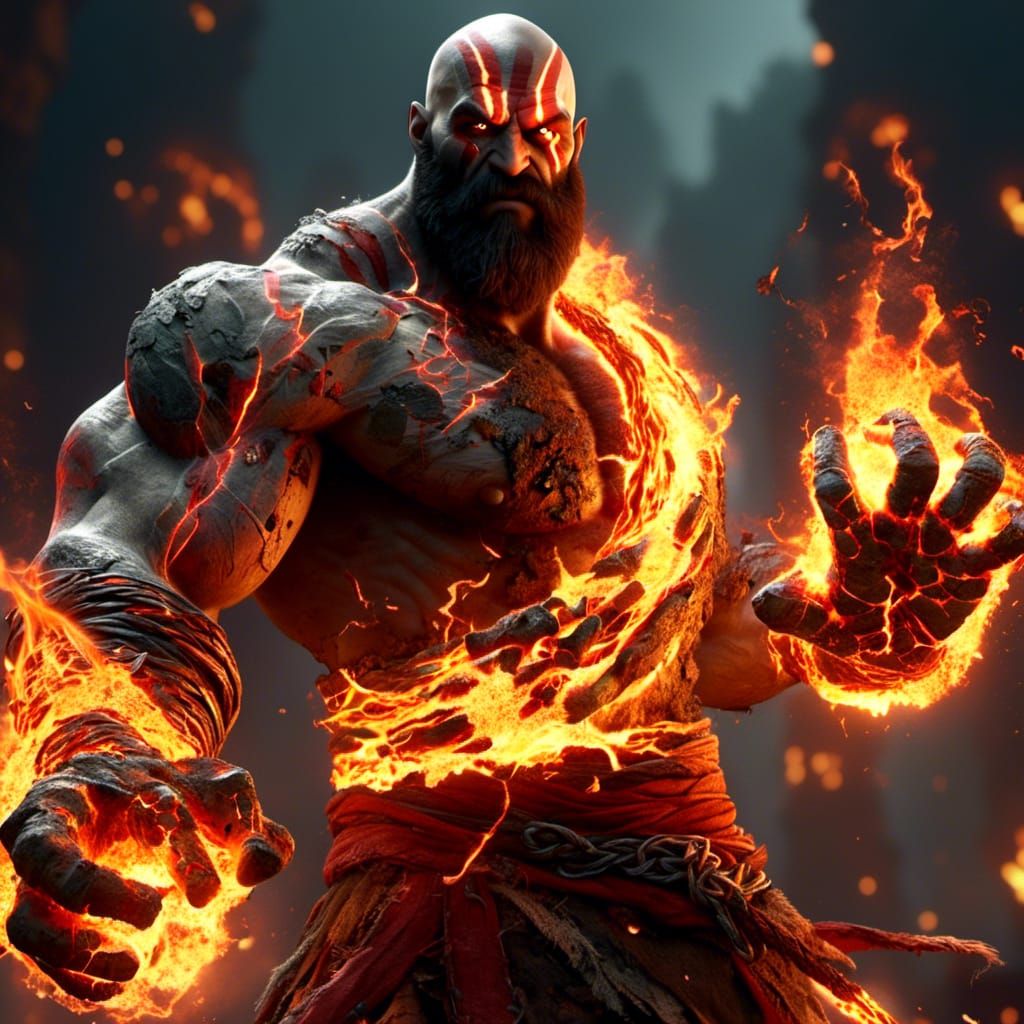 Game Character Concept Art: Glowing Fists