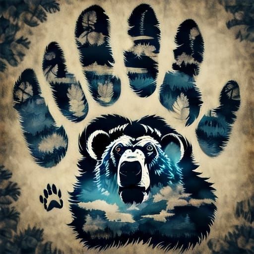 A Realistic Bear Paw