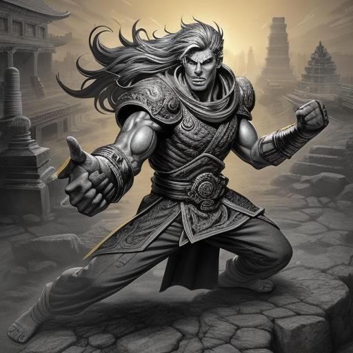 Shurato in Shonen Manga Style