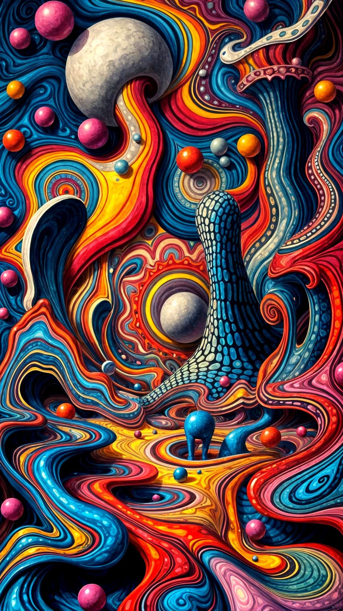 Surreal Dreamscapes in Vibrant Hues