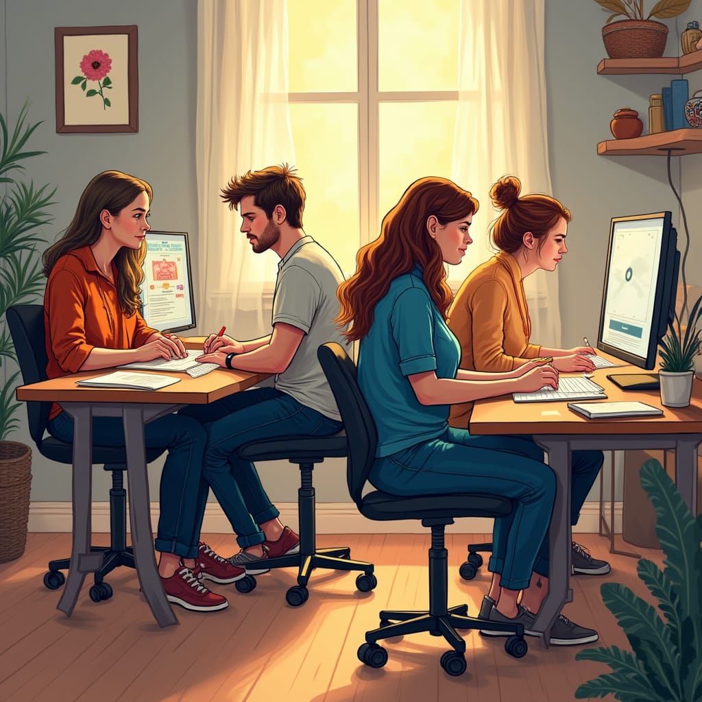 Inclusive Digital Collaboration in Comic Book Style