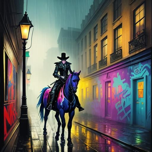 Misty London Street: Sci-Fi Ghosts and 1880s Tech