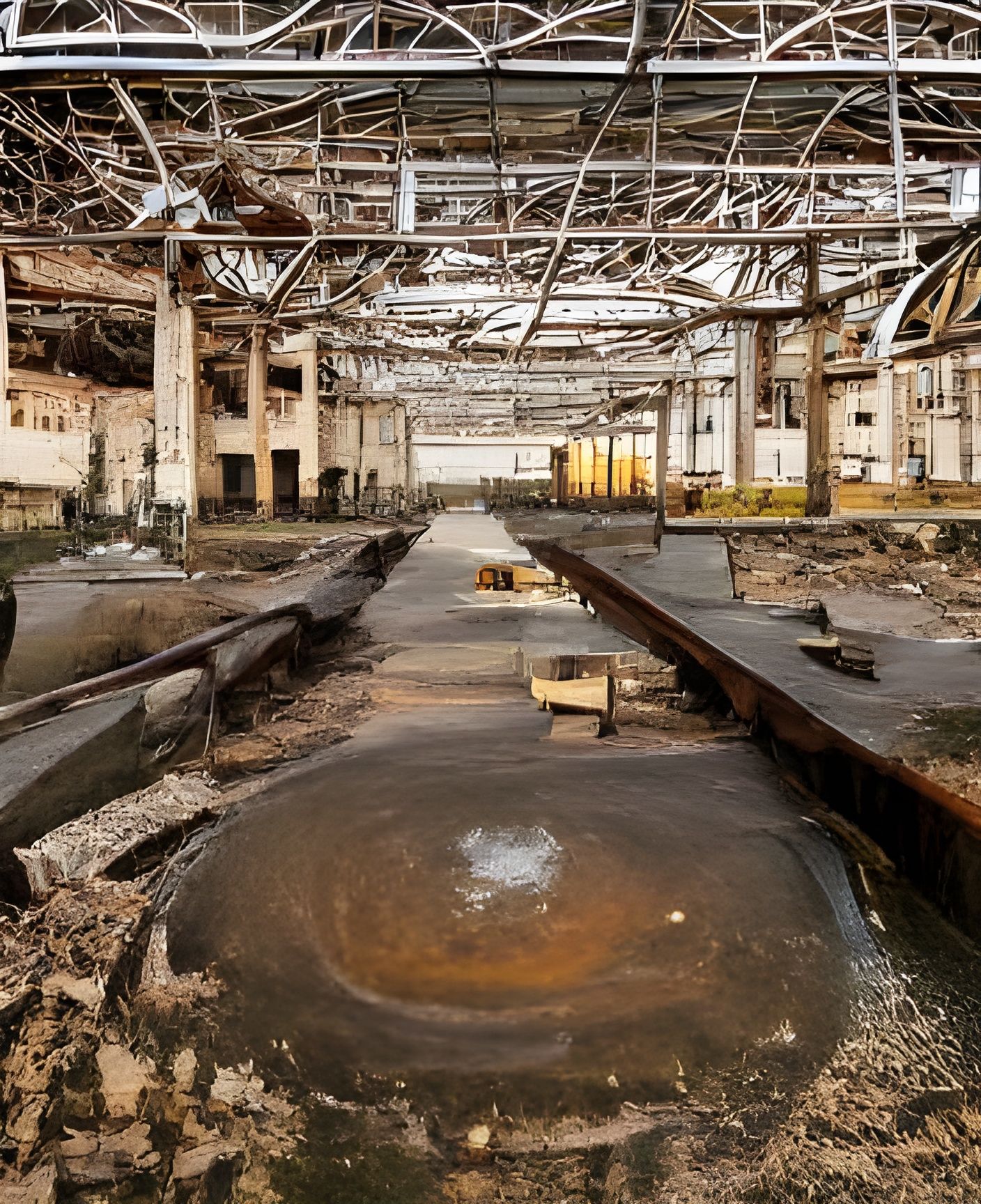 Decaying Ruins of America's Lost Industrial Dominance