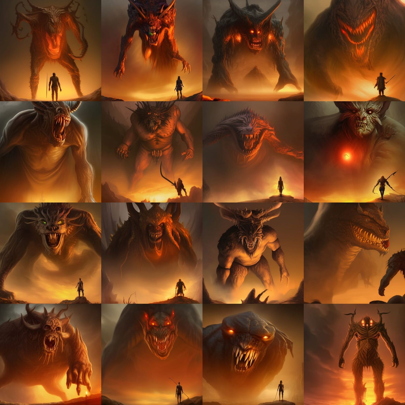 Three-Headed Beast Guarding Entrance to Hell