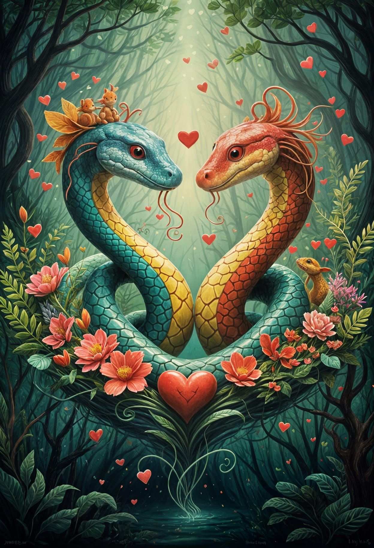Snake love